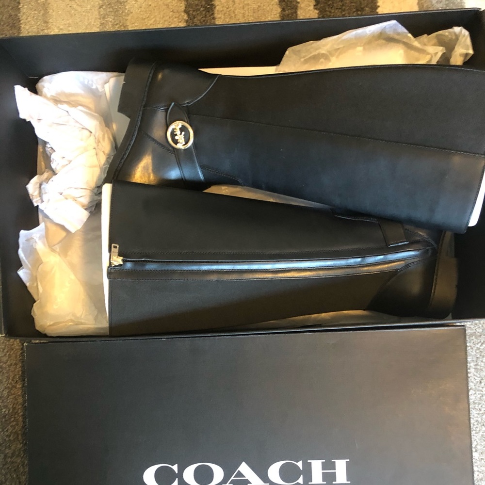 Black Coach Riding Boots
